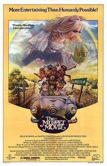 The poster for The Muppet Movie.