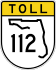 State Road 112 toll marker