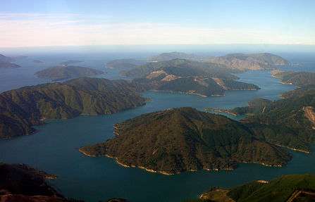  Tory Channel, a major arm of Queen Charlotte Sound, Marlborough Sounds.