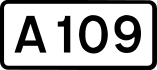 A109 road shield