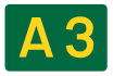 A3 road shield