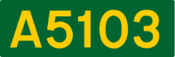 A5103 road shield