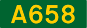 A658 road shield