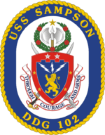 USS Sampson Coat of Arms