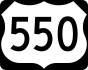 US Highway Route 550