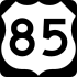 US Highway 85 marker