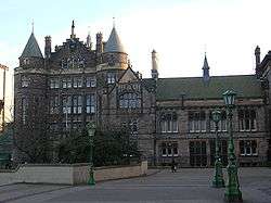  Teviot Row House, one of the union buildings at Edinburgh University Students' Association.