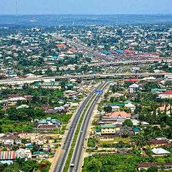 Aerial View of Uyo