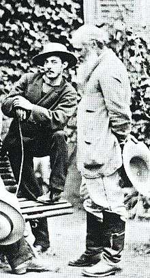 Victor Vignon with Camille Pissarro at Auvers-sur-Oise