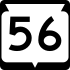 State Trunk Highway 56 marker