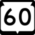State Trunk Highway 60 marker