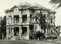 Photograph of Widemann's Residence in Honolulu, 1900