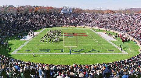 Yale-Harvard game, at Yale Bowl