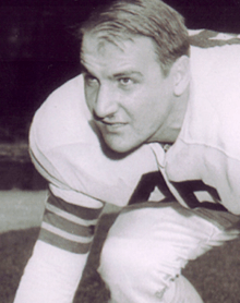 Pucci pictured in a Browns uniform in 1948