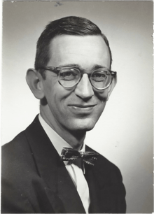 John Eicher as a young professor of organic chemistry at Miami University, ca. 1952.